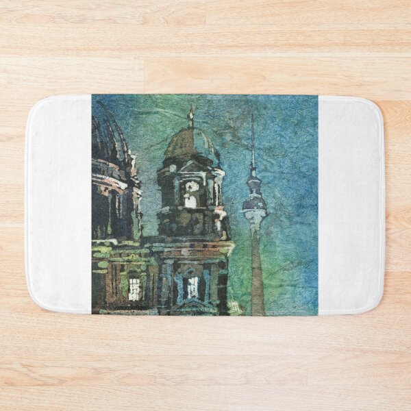 Item preview, Berlin Cathedral (Berliner Dom) fine art watercolor painting-Germany.  Watercolor painting of Berlin Cathedral designed and sold by rfoxphoto.