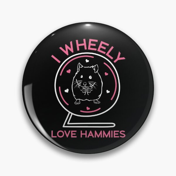 Item preview, I Wheely Love Hammies Funny Hamster Lover Pun designed and sold by tomtomd.