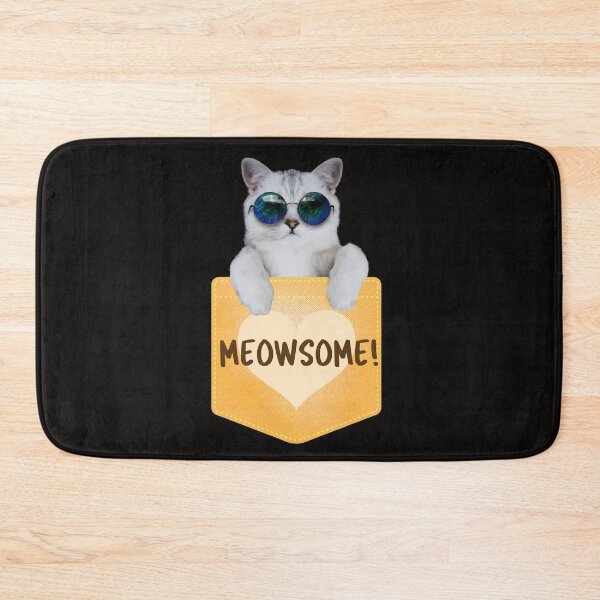 Item preview, Meowsome Cool Cat With Sunglasses In A Pocket Design designed and sold by EarthArtDesigns.