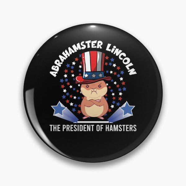 Item preview, Abrahamster Lincoln President Of Hamsters Hamster Lover Pun designed and sold by tomtomd.