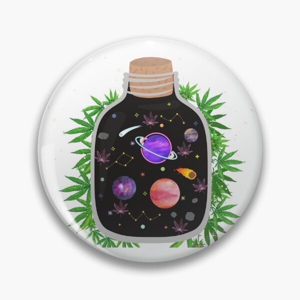Item preview, Cannabis Galaxy Jar | Spiritual Stoner | Smart Successful Stoner | We Are The Universe designed and sold by AlfaEcho.