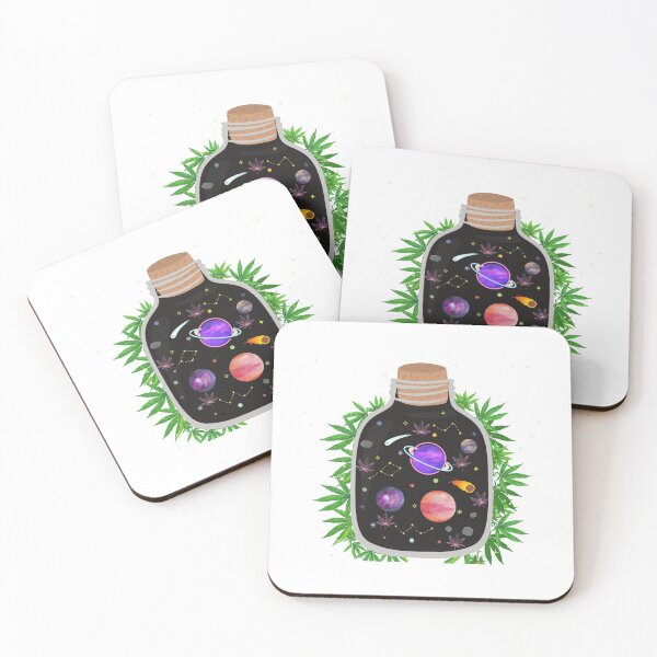 Item preview, Cannabis Galaxy Jar | Spiritual Stoner | Smart Successful Stoner | We Are The Universe designed and sold by AlfaEcho.