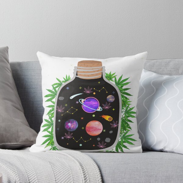 Item preview, Cannabis Galaxy Jar | Spiritual Stoner | Smart Successful Stoner | We Are The Universe designed and sold by AlfaEcho.