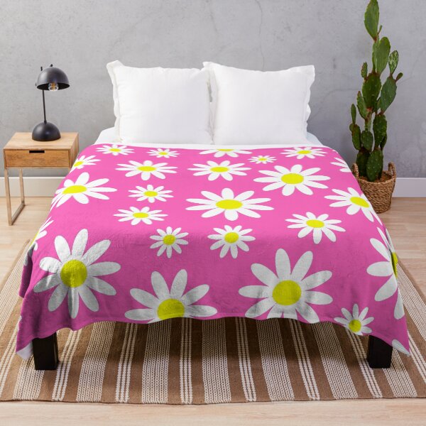 Item preview, pink daisies daisy floral  designed and sold by Gossip Rag.