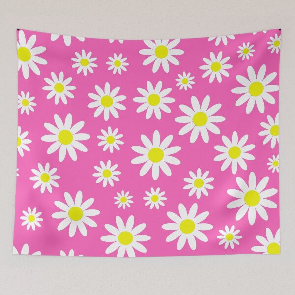 Item preview, pink daisies daisy floral  designed and sold by Gossip Rag.