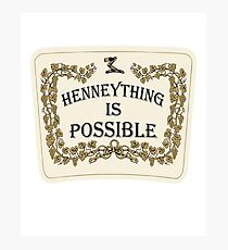 Henneything is Possible Photographic Print