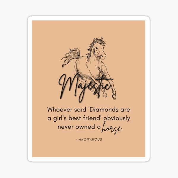 Item preview, Majestic Horse Quote designed and sold by Dream Big! by E. H..
