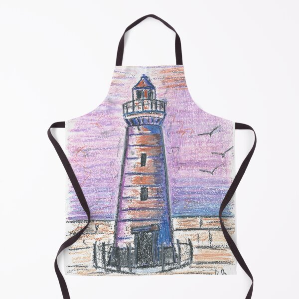 Item preview, Lighthouse in oil pastel designed and sold by DebTheZeb.