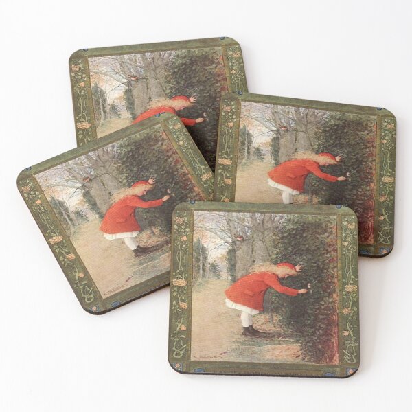 Item preview, The Secret Garden by Frances Hodgson Burnett - Children's Book Mary Lennox Orphaned Child Published 1911 Blonde Hair Red Coat Gifts Birthday Christmas designed and sold by guitarkel.
