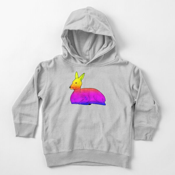 Regenbogen Reh mit Tattoo Kleinkind Hoodie