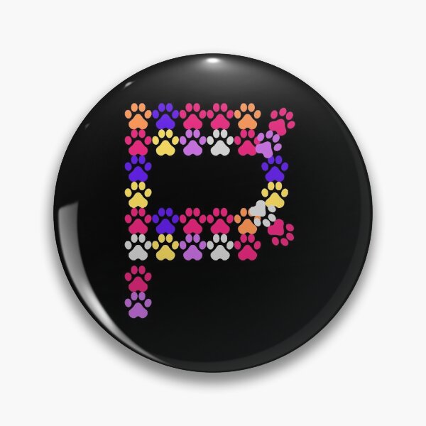 Item preview, Paw Prints  - Letter P designed and sold by PomchiloveNlife.
