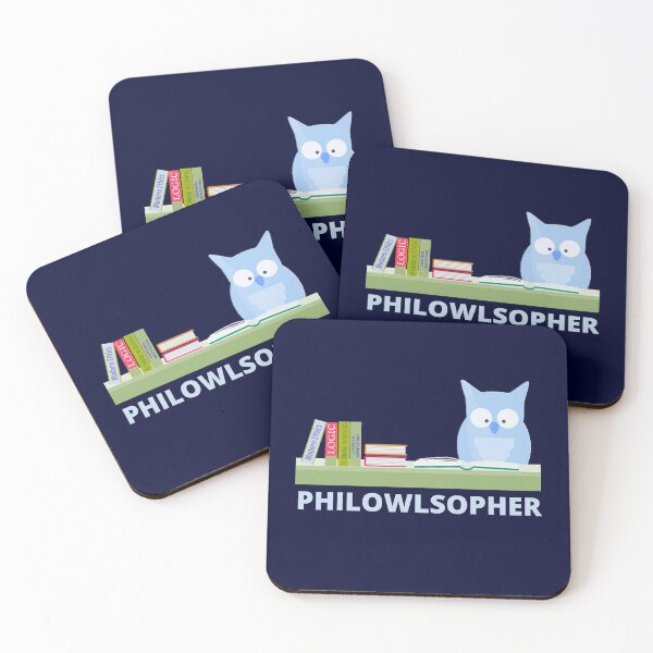 Item preview, Philosopher owl reading designed and sold by DesignsofNote.