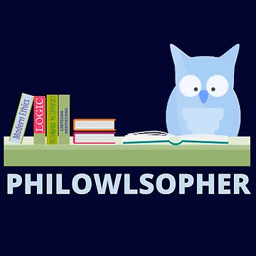 Artwork thumbnail, Philosopher owl reading by DesignsofNote