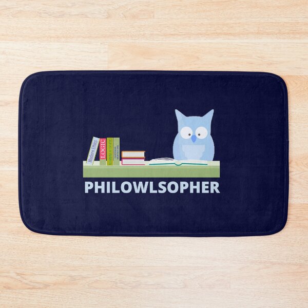 Item preview, Philosopher owl reading designed and sold by DesignsofNote.