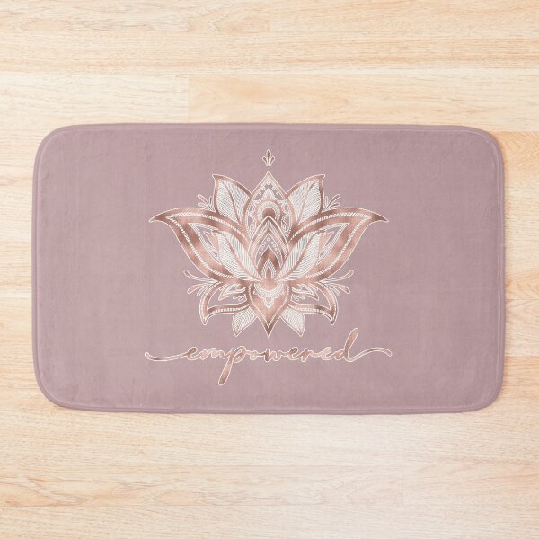 Item preview, Empowered with Lotus Mandala (Rose Gold) designed and sold by squishyrainbow.