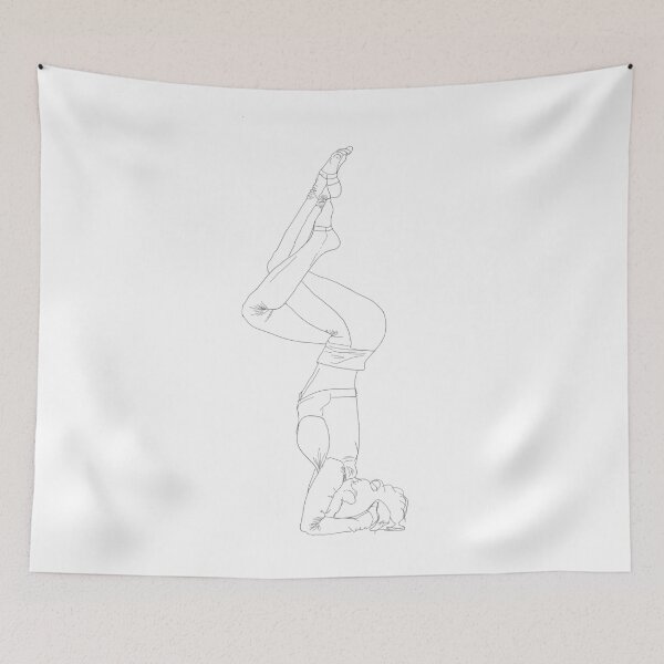 Aperçu de l'œuvre Yoga Asana, Inversion créée et vendue par Beck Creative Studios.
