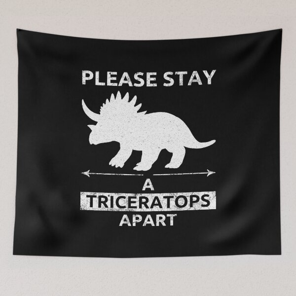 Item preview, Triceratops Gift - Please Stay A Triceratops Apart designed and sold by leofel.