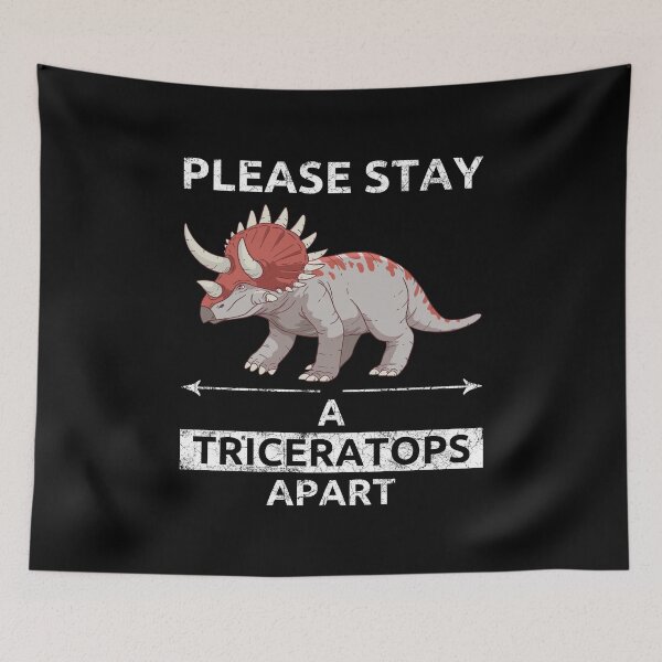 Item preview, Triceratops Gift - Please Stay A Triceratops Apart designed and sold by leofel.