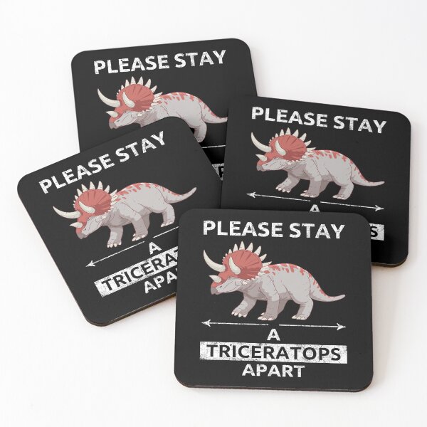 Item preview, Triceratops Gift - Please Stay A Triceratops Apart designed and sold by leofel.