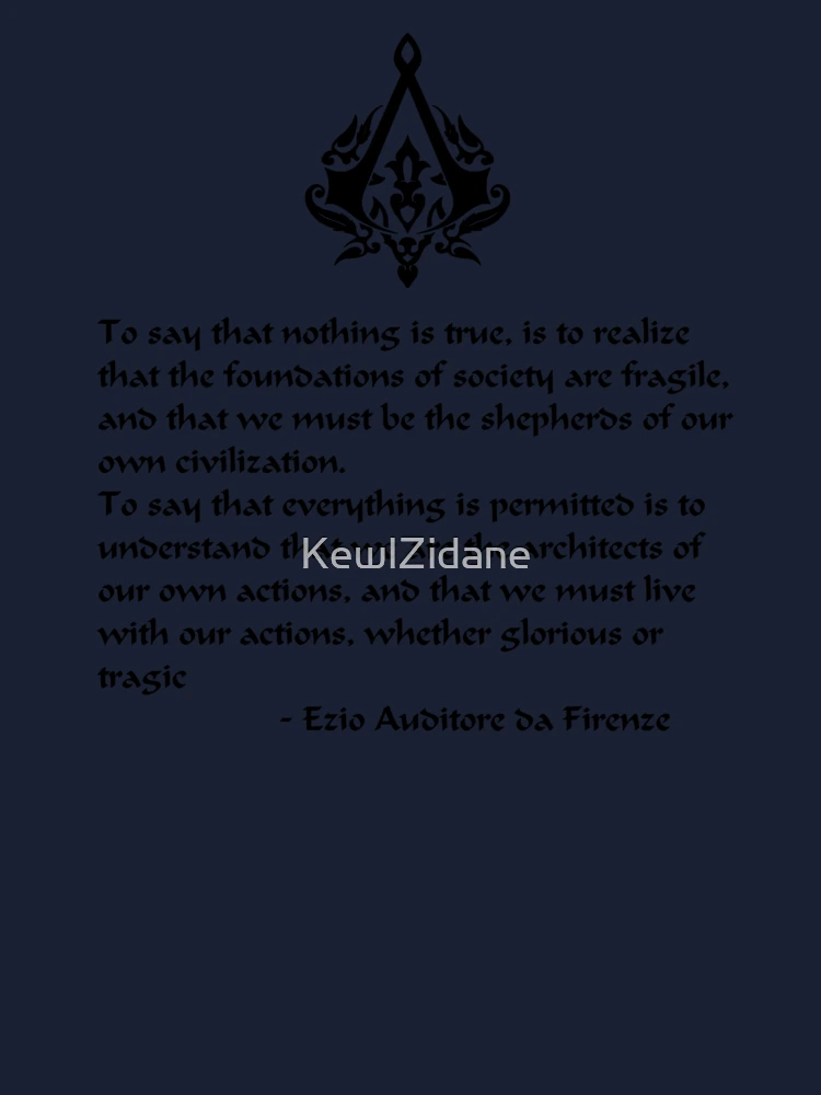 PDF) 'Nothing is true, everything is permitted.' The portrayal of