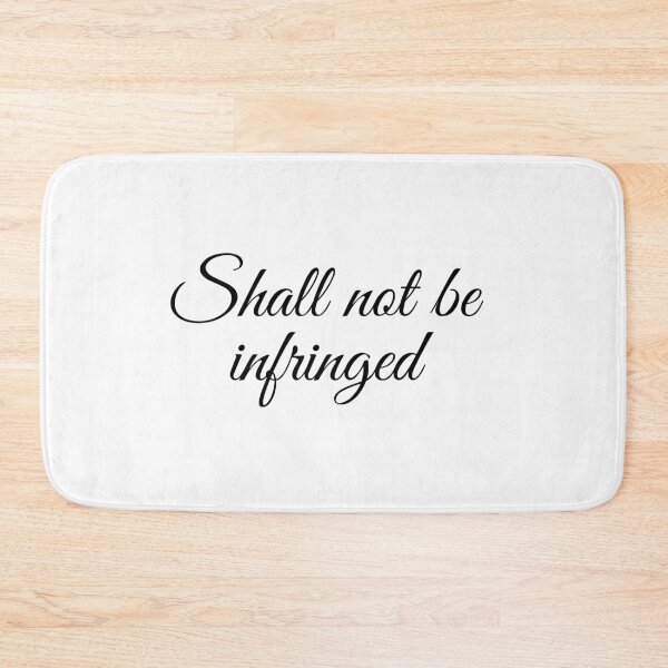 Item preview, Shall not be infringed designed and sold by Delicarte.