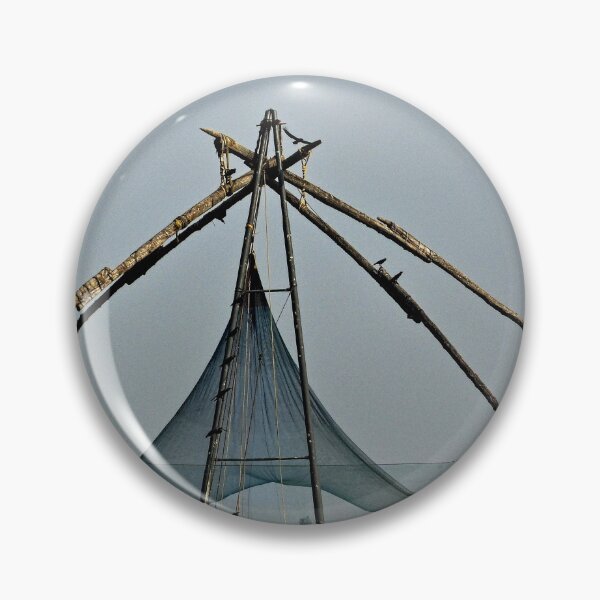 Item preview, Traditional Chinese Fishing Net and birds, Cochin, India  designed and sold by worldways.