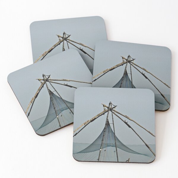 Item preview, Traditional Chinese Fishing Net and birds, Cochin, India  designed and sold by worldways.