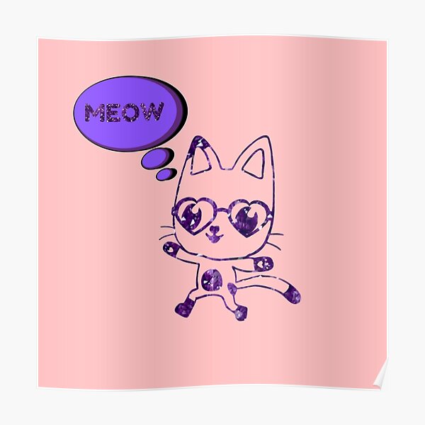 NEW Meow Illustration - Meant To Wither | Rose Gold | PET Tape | Release  Paper
