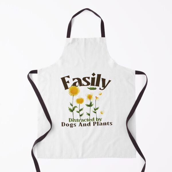 Item preview, Fácilmente distraído por perros y plantas. designed and sold by LemonBlueTigers.