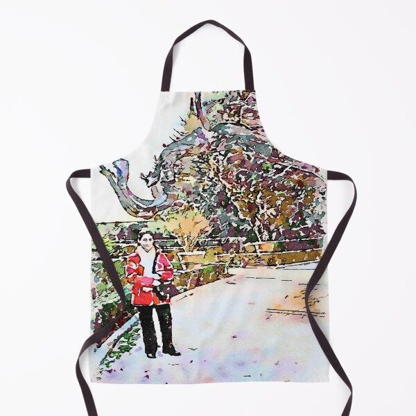 Item preview, Tivoli: woman with red jacket in the park of Villa d'Este designed and sold by Giuseppe Cocco.