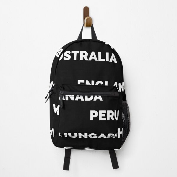 Item preview, COUNTRIES - white typography designed and sold by mikeldabbah.