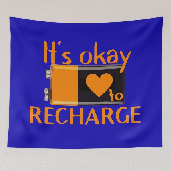 Item preview, It's OK to recharge battery mental health designed and sold by DesignsofNote.