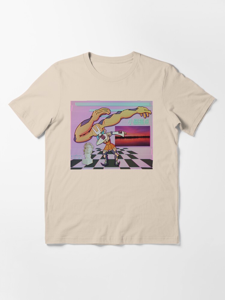 Alternate view of Skullgirls Vaporwave - Cerebella Dab Essential T-Shirt