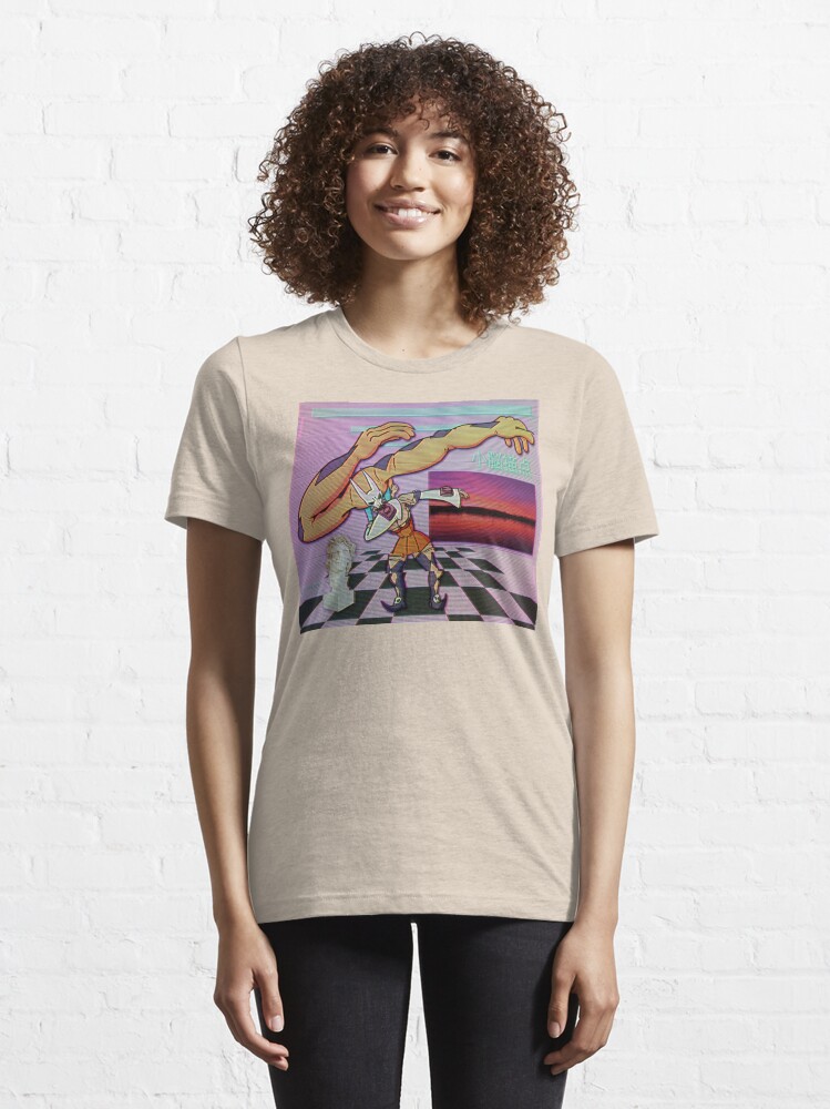 Alternate view of Skullgirls Vaporwave - Cerebella Dab Essential T-Shirt
