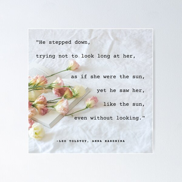 Item preview, Anna Karenina Quotation designed and sold by Little Owlet Art.