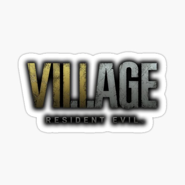 Resident Evil Village Logo Sticker For Sale By Thegravhouse Redbubble