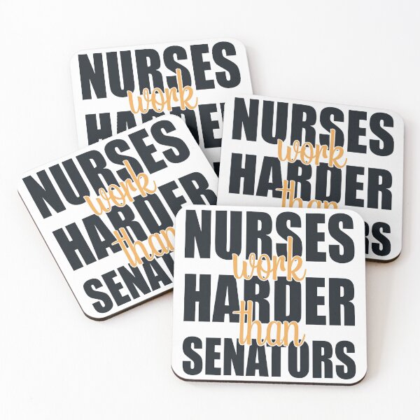 Item preview, Nurses Work Hard Than Senators designed and sold by ChenryConcepts.