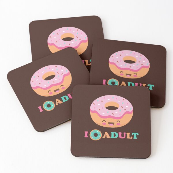 Item preview, Kawaii Donut I Do Not Adult Adulting Retro Japanese Anime designed and sold by gkao.