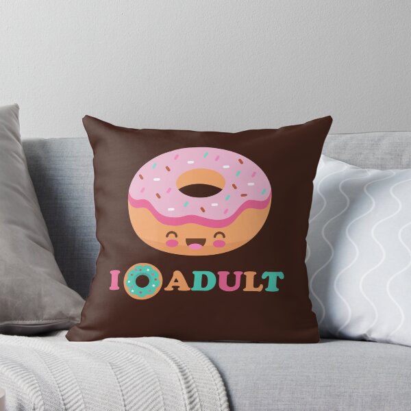 Item preview, Kawaii Donut I Do Not Adult Adulting Retro Japanese Anime designed and sold by gkao.