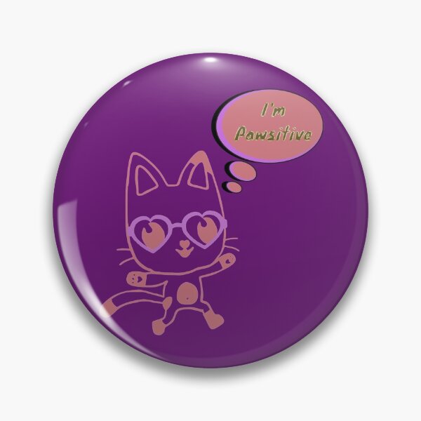 Artikelvorschau, Ich bin pawsitive #catlover entworfen und verkauft von MrJean.