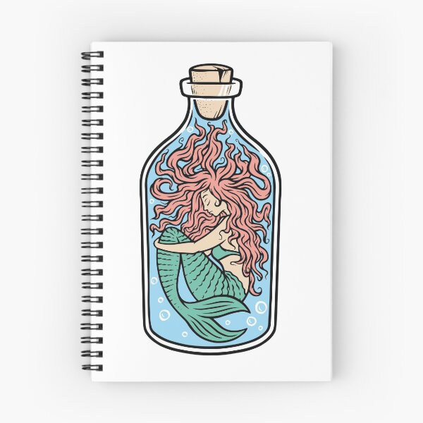 Item preview, Mermaid in a Bottle designed and sold by VerboShop.