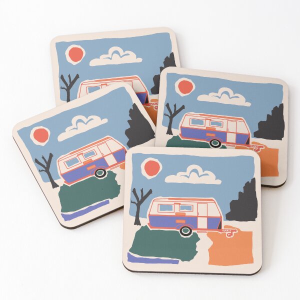 Item preview, Retro Vintage Caravan designed and sold by NattyDesigns.