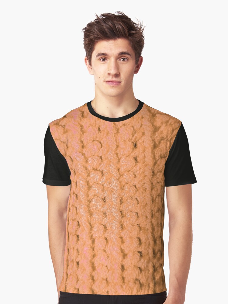 Crochet Light Orange Graphic T-Shirt for Sale by Designs By YL