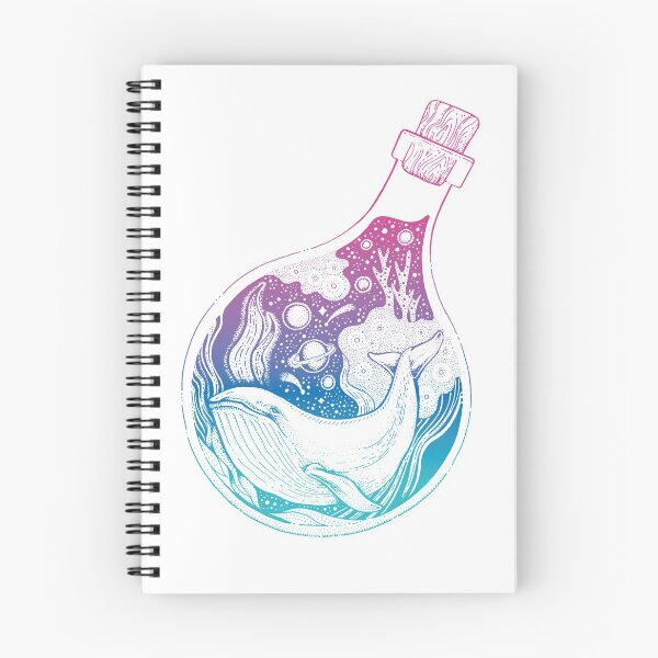 Item preview, Tie Dye Whale in a Bottle designed and sold by VerboShop.
