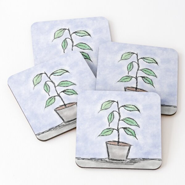 Item preview, avocado plant _ blue background designed and sold by Thorko.