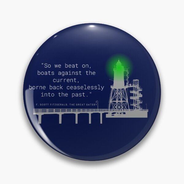 Item preview, Great Gatsby Quote designed and sold by Little Owlet Art.