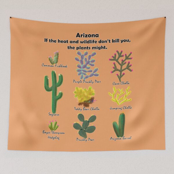 Item preview, Arizona Plants Might Kill You designed and sold by HeatherNafeArt.