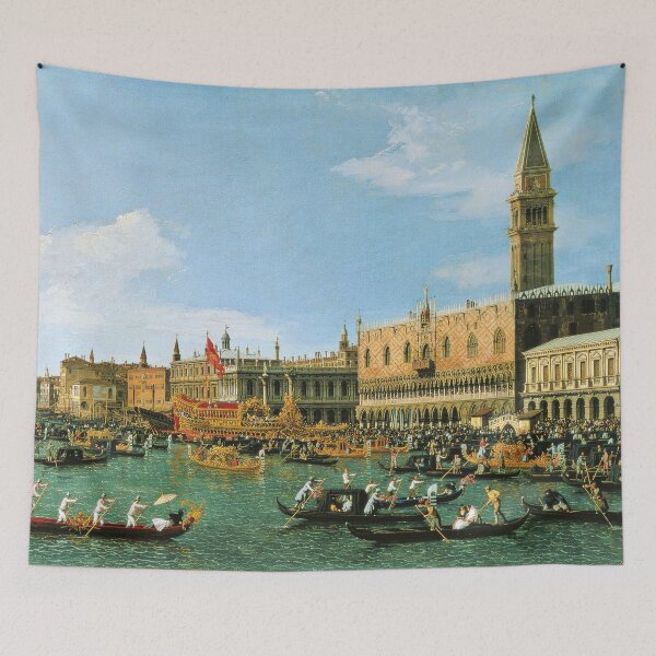 Item preview, Return of 'Il Bucintoro' on Ascension Day - Canaletto designed and sold by brushandframes.