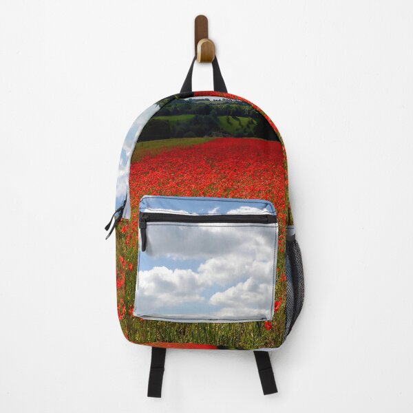 Item preview, Poppy field landscape designed and sold by ScenicViewPics.