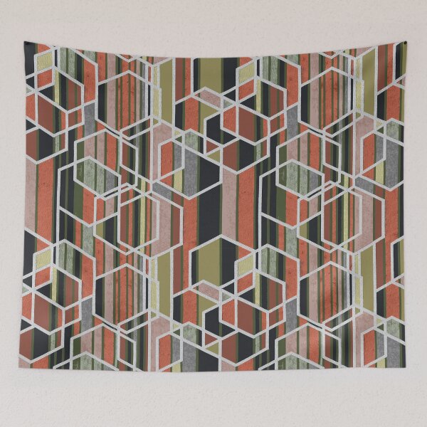 Item preview, Hexagon Pattern  designed and sold by MjMoazam.